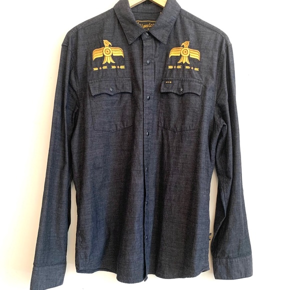 Rare Howler Brothers Men’s Medium ACL 50th Anniversary Novato Snapshirt Pilot - Picture 6 of 11